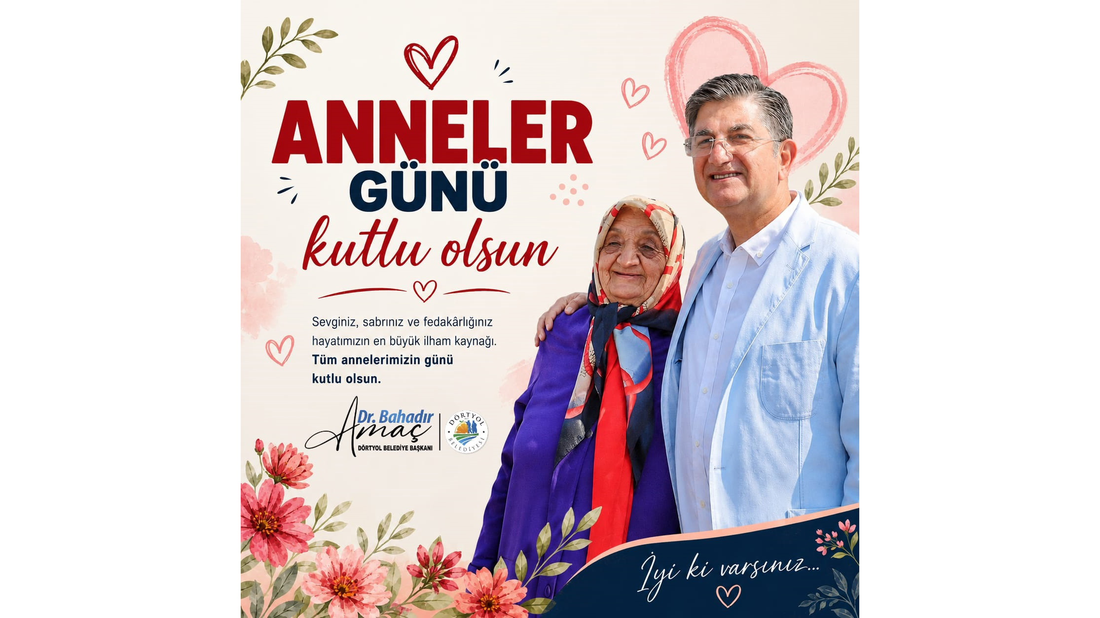 BAŞKAN DR. BAHADIR AMAÇ’TAN ANNELER GÜNÜ MESAJI