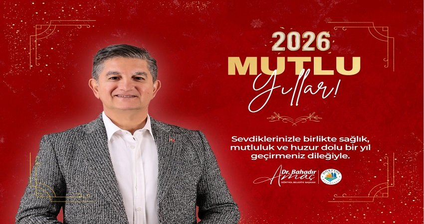 Belediye Başkanımız Dr. Bahadır AMAÇ'ın Yeni yıl kutlaması.